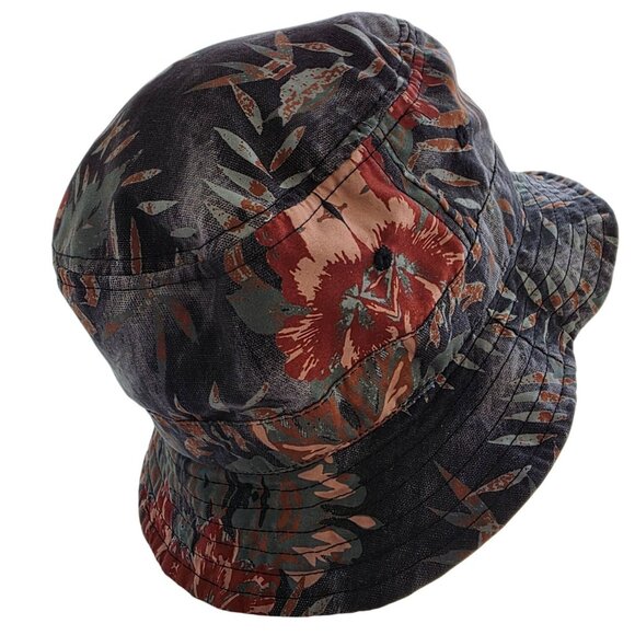 Original CHUCK® Floral Bucket Hat Unisex OS 24" Circum Multicolor 100% Polyester - Picture 8 of 8